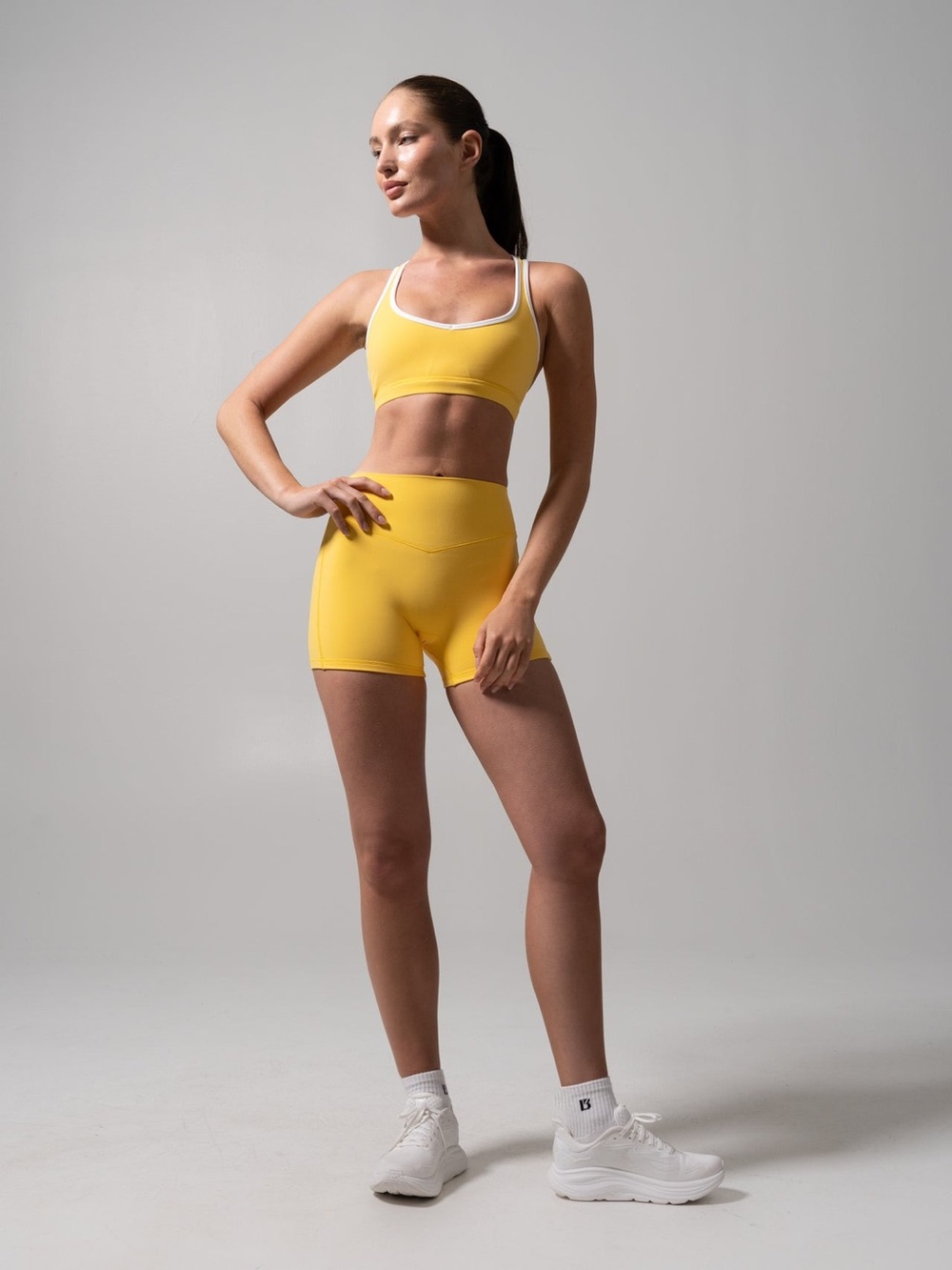 New Buffalo Bunny Micro Legacy Short 4"
in Pineapple Size Large